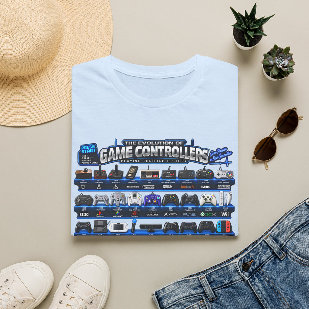'Gamer 4 Life' Graphic Tee - Game Controllers Evolution