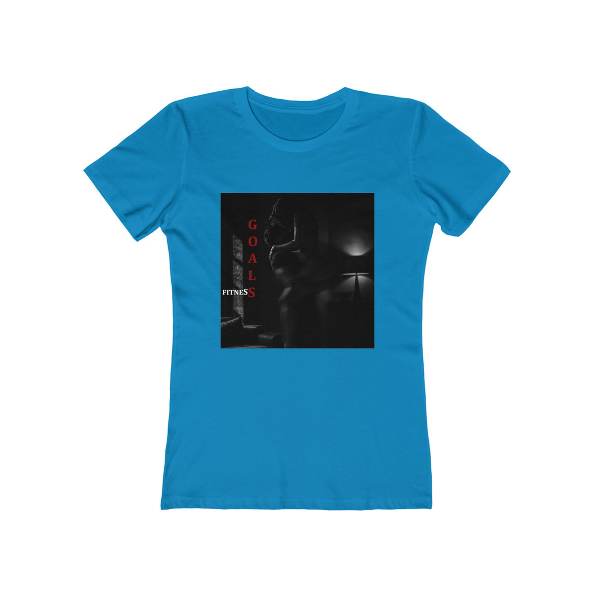 'Fitness Goals' - Women's Dark Noir Graphic Tee