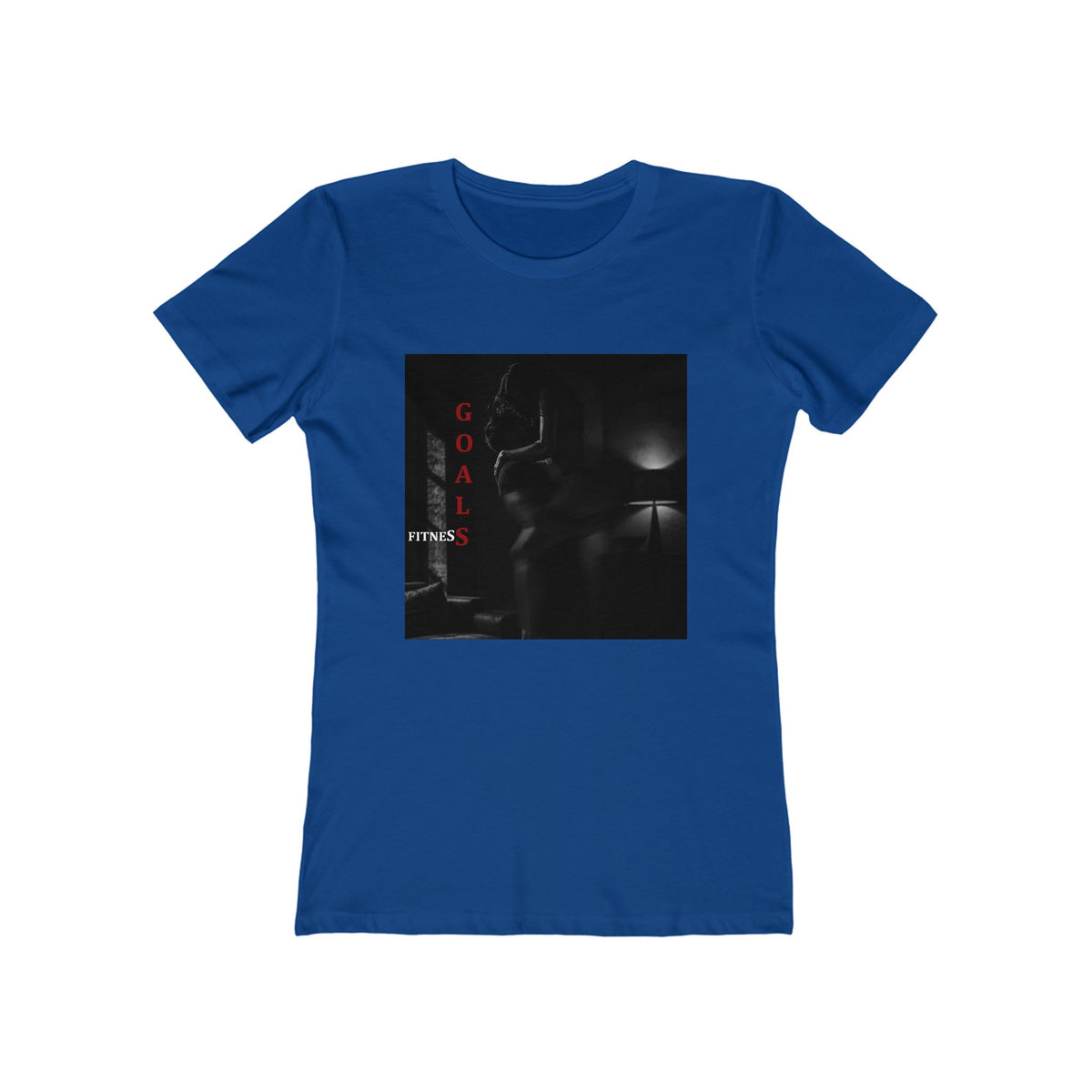'Fitness Goals' - Women's Dark Noir Graphic Tee