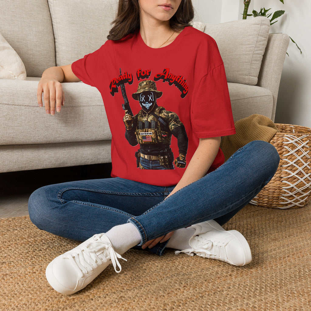 "Ready For Anything" Tactical Soldier Graphic Tee