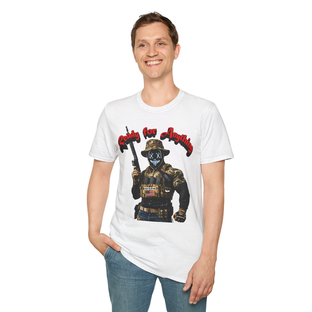 "Ready For Anything" Tactical Soldier Graphic Tee