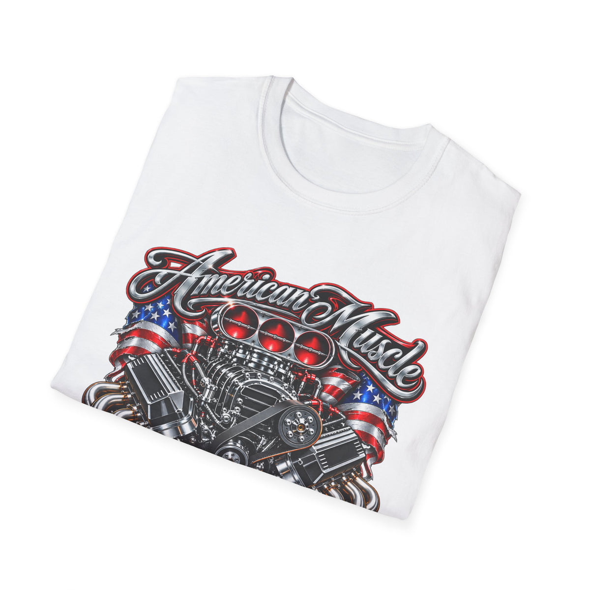 American Muscle Engine Graphic Tee