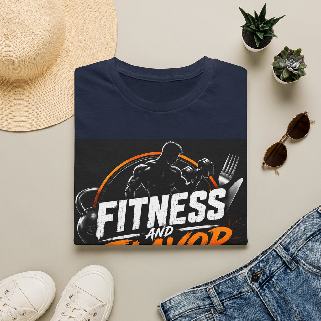 Fitness and Flavor T-Shirt — Gym & Foodie Workout Tee