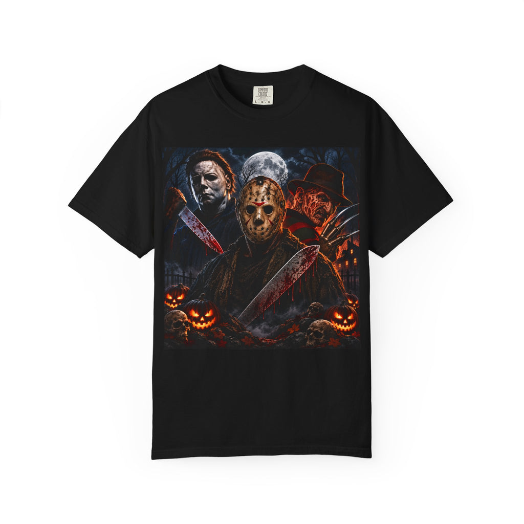 NEW!!! Horror Icons Halloween T-Shirt — Michael Myers & Jason Voorhees & Freddy Krueger