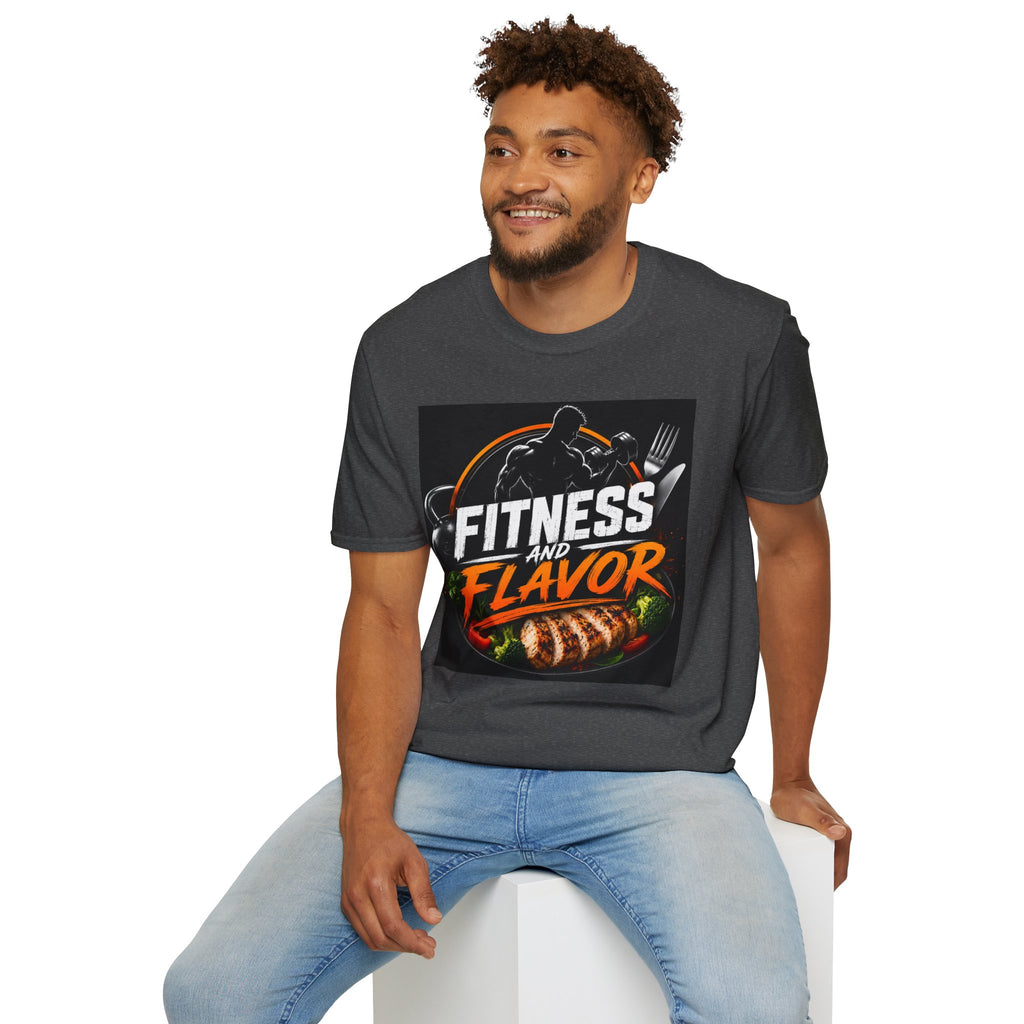 Fitness and Flavor T-Shirt — Gym & Foodie Workout Tee