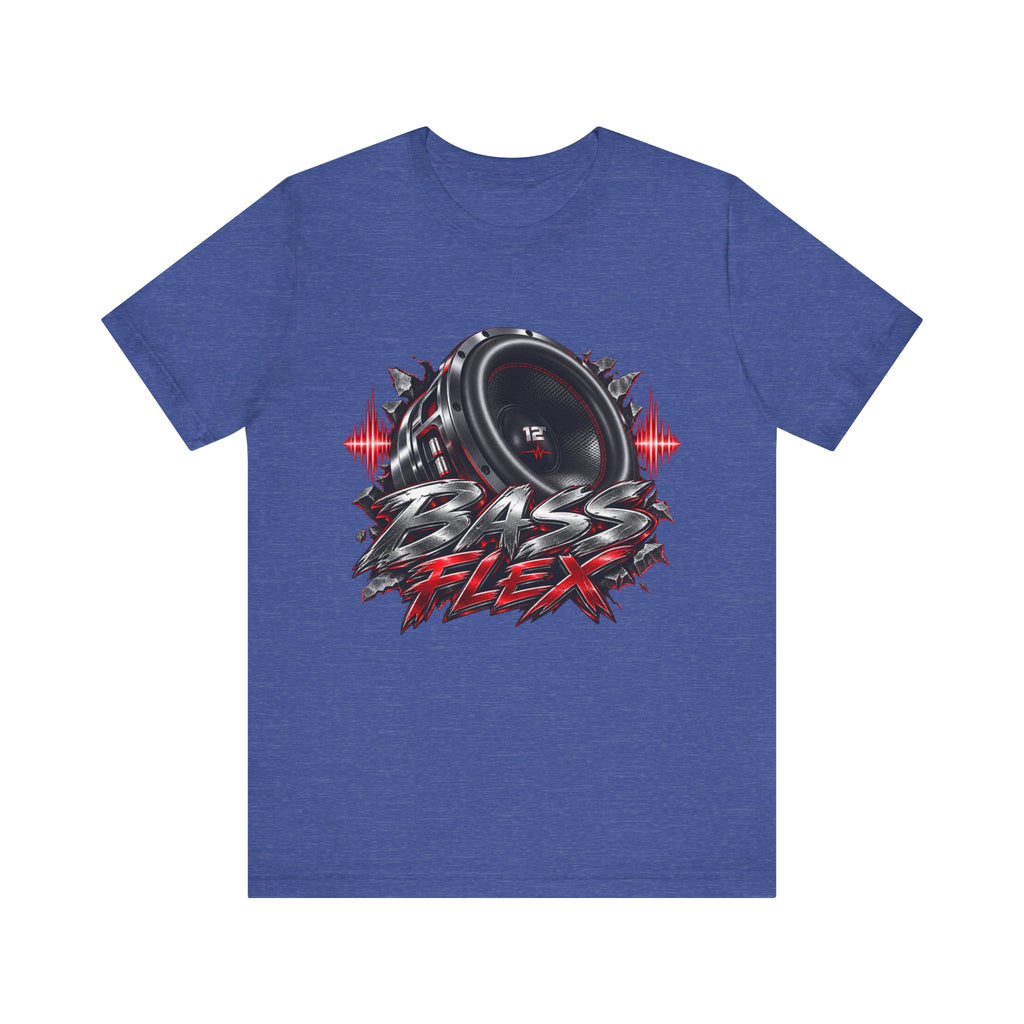 Bass Flex T-Shirt – Car Audio Subwoofer Graphic Tee