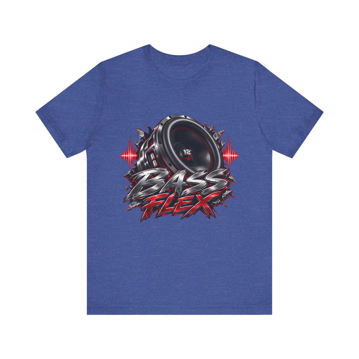 Bass Flex T-Shirt – Car Audio Subwoofer Graphic Tee