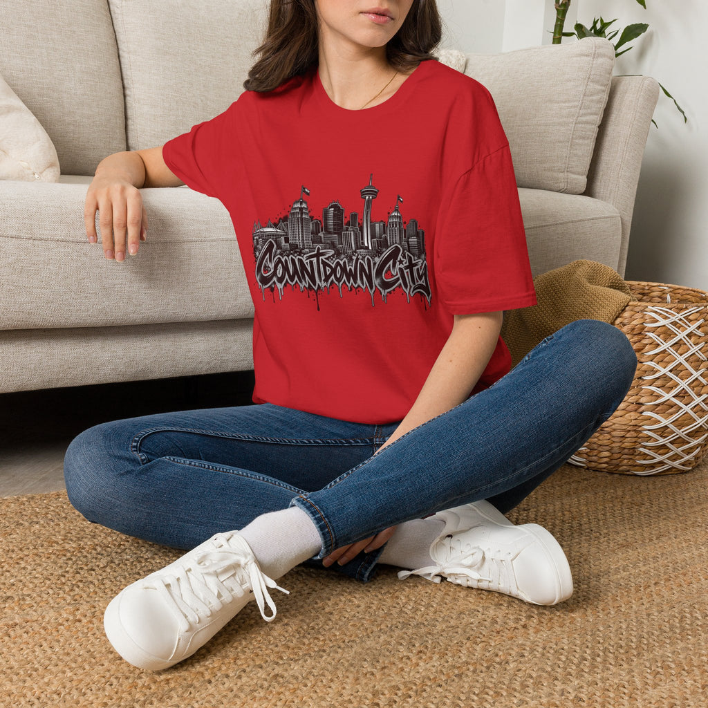 "Countdown City" San Antonio Skyline Graphic Tee