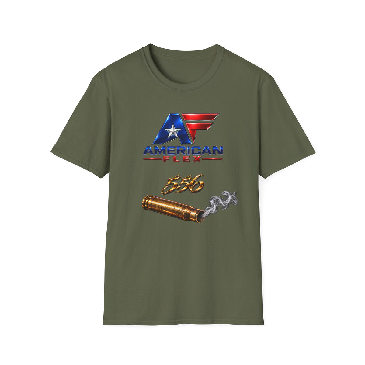 "American Flex 5.56" Patriotic Bullet Graphic Tee
