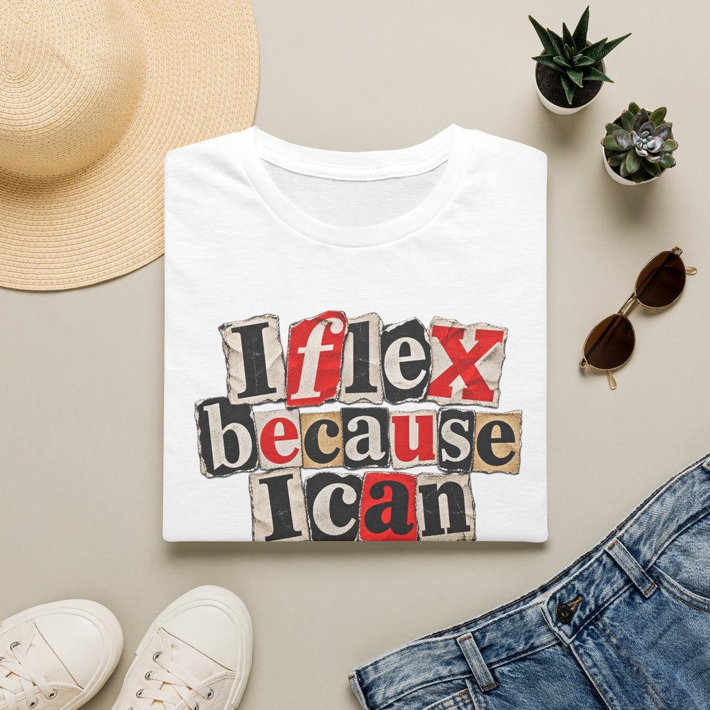 "I Flex Because I Can" American Flex Graphic Tee