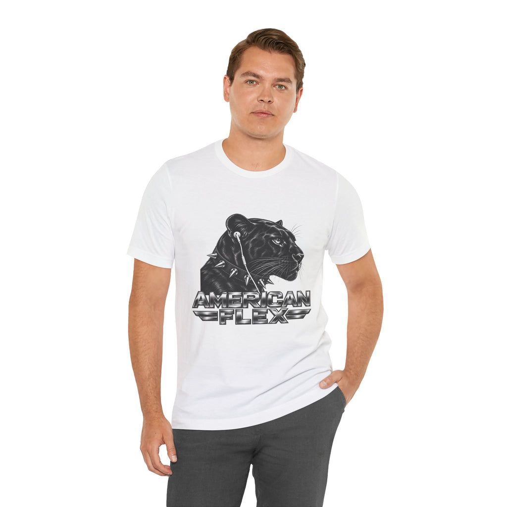 American Flex Panther Tee — Retro Logo Graphic T-Shirt