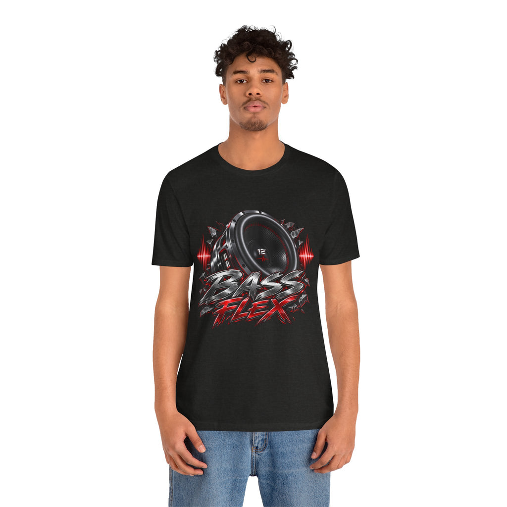 Bass Flex T-Shirt – Car Audio Subwoofer Graphic Tee