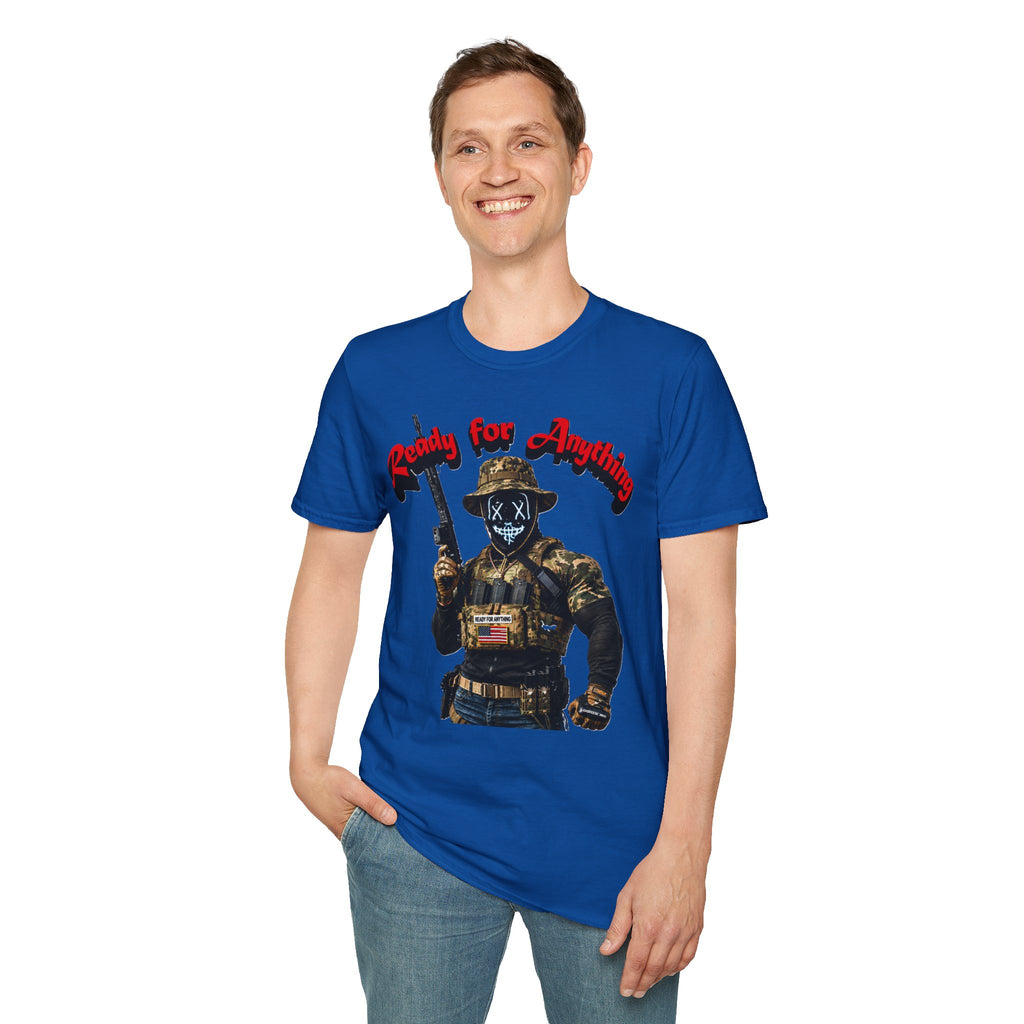 "Ready For Anything" Tactical Soldier Graphic Tee