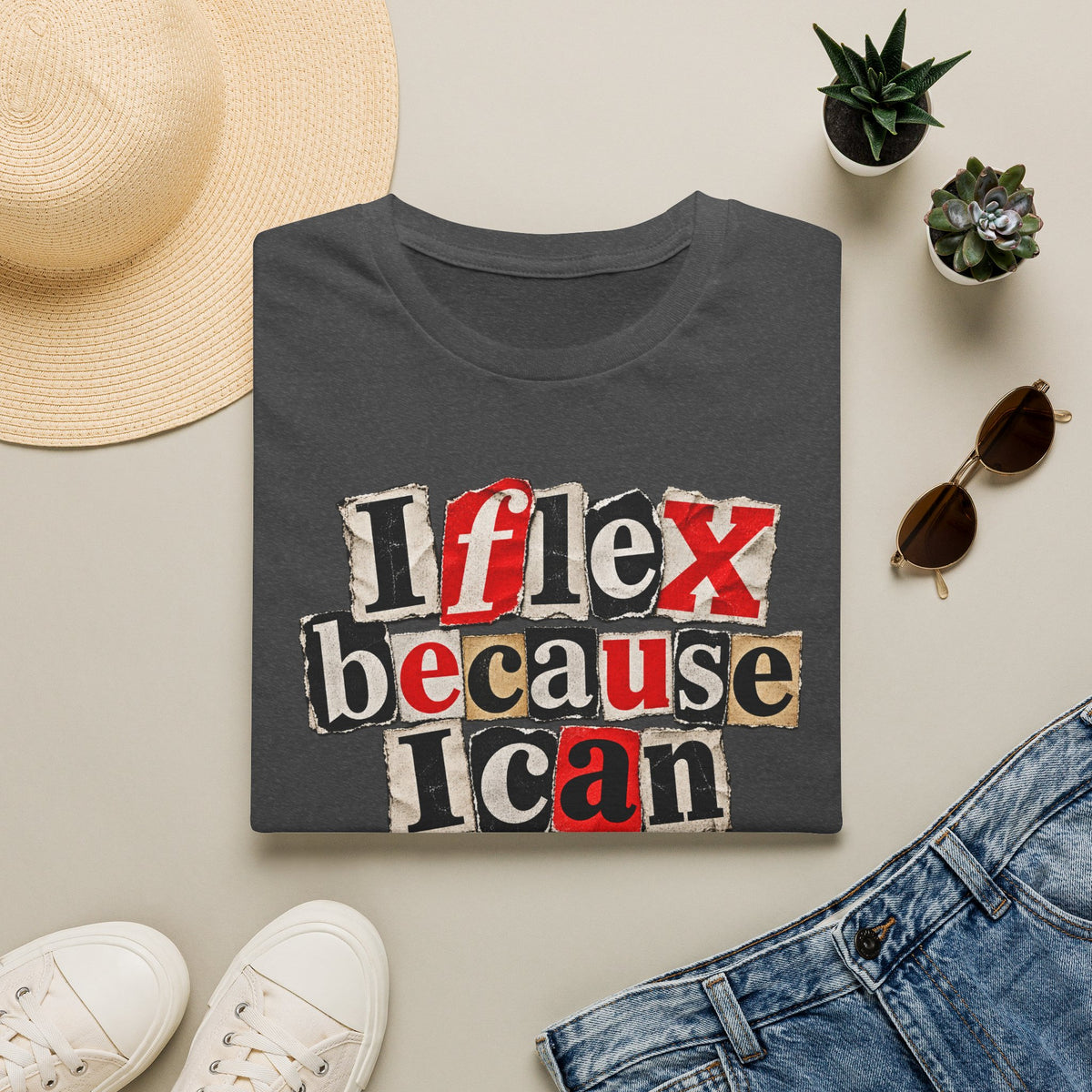 "I Flex Because I Can" American Flex Graphic Tee