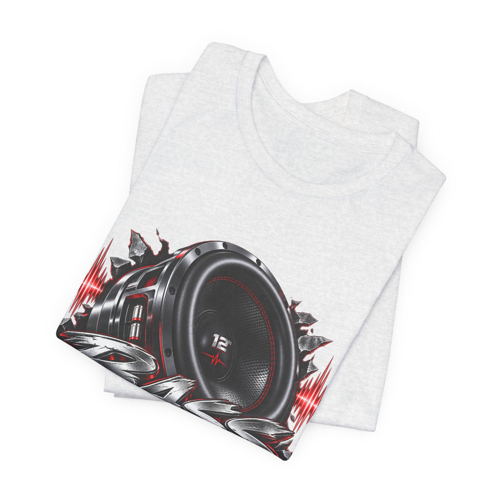 Bass Flex T-Shirt – Car Audio Subwoofer Graphic Tee