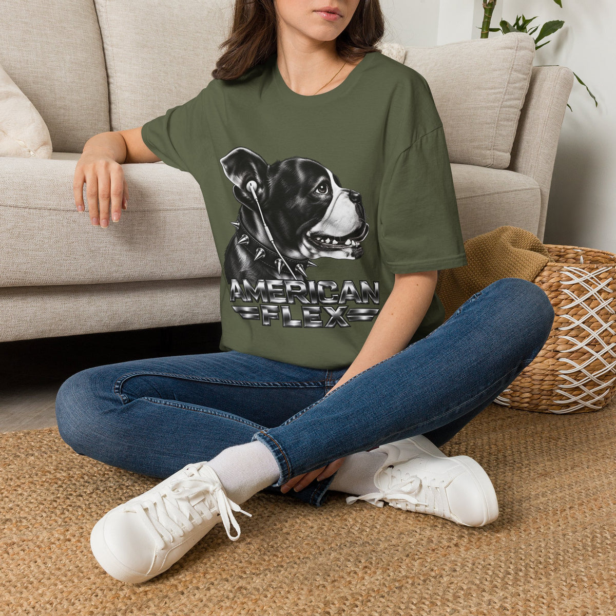 American Bully T-Shirt — Vintage Black & White