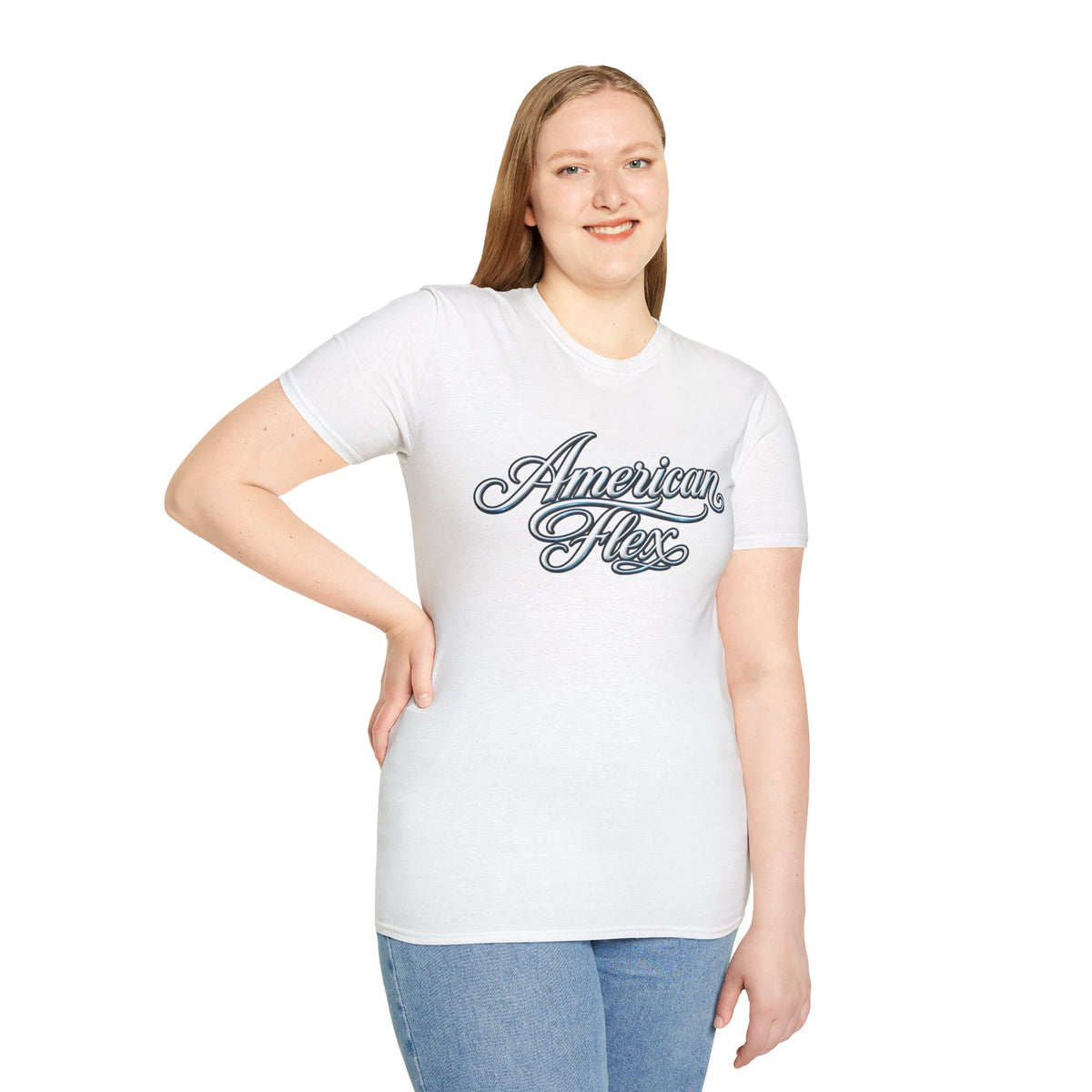 "American Flex" Script T‑Shirt