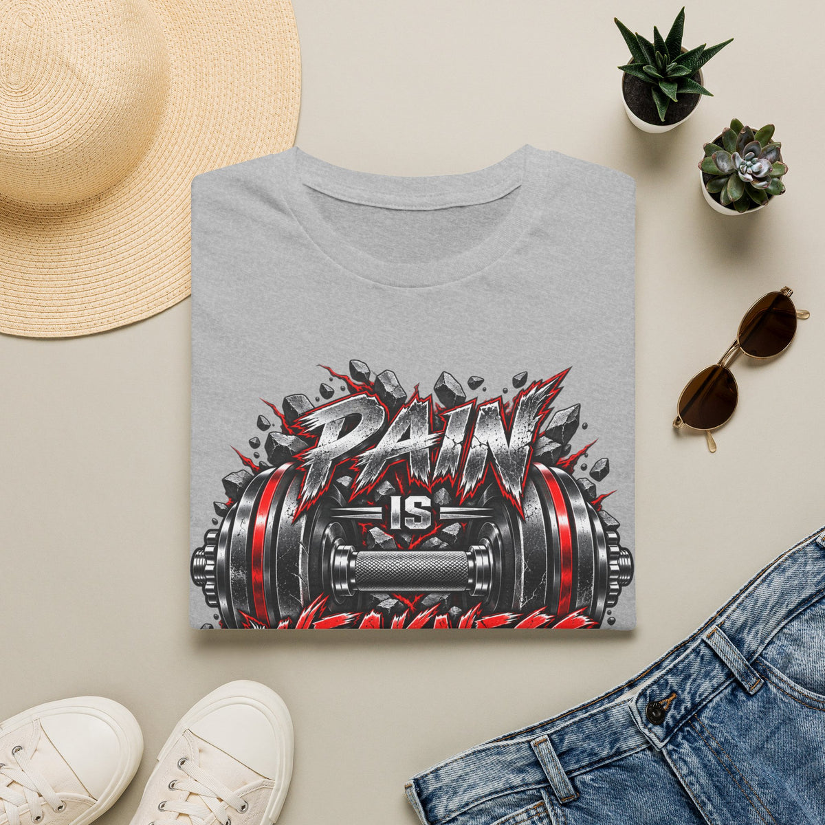 Pain Is Weakness Leaving The Body Gym T-Shirt