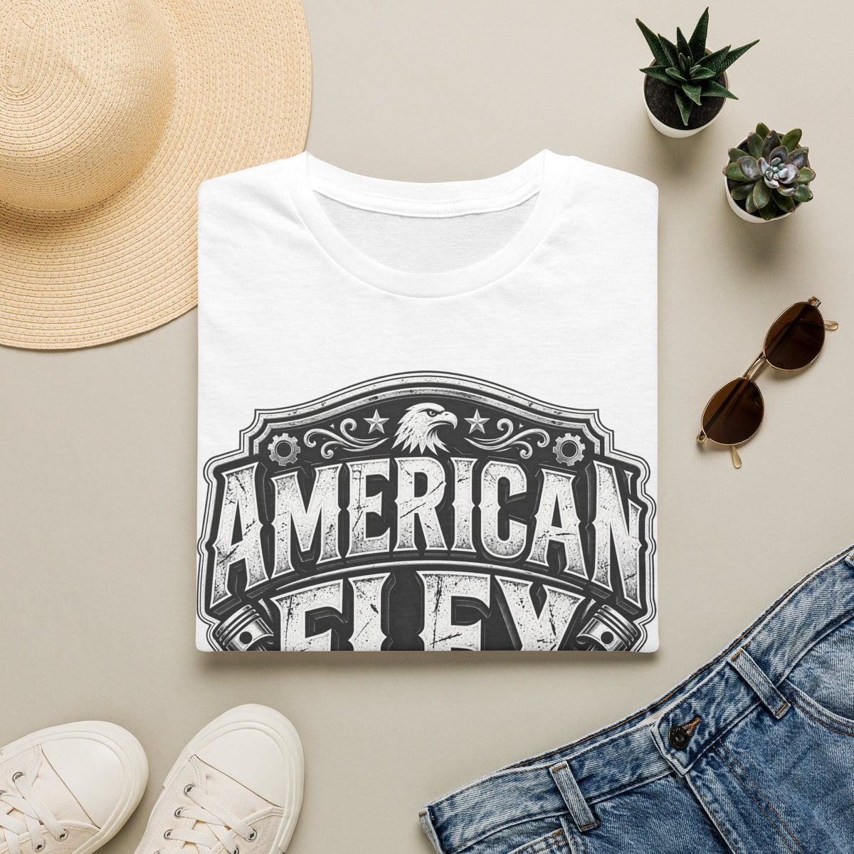 American Flex Graphic T‑Shirt