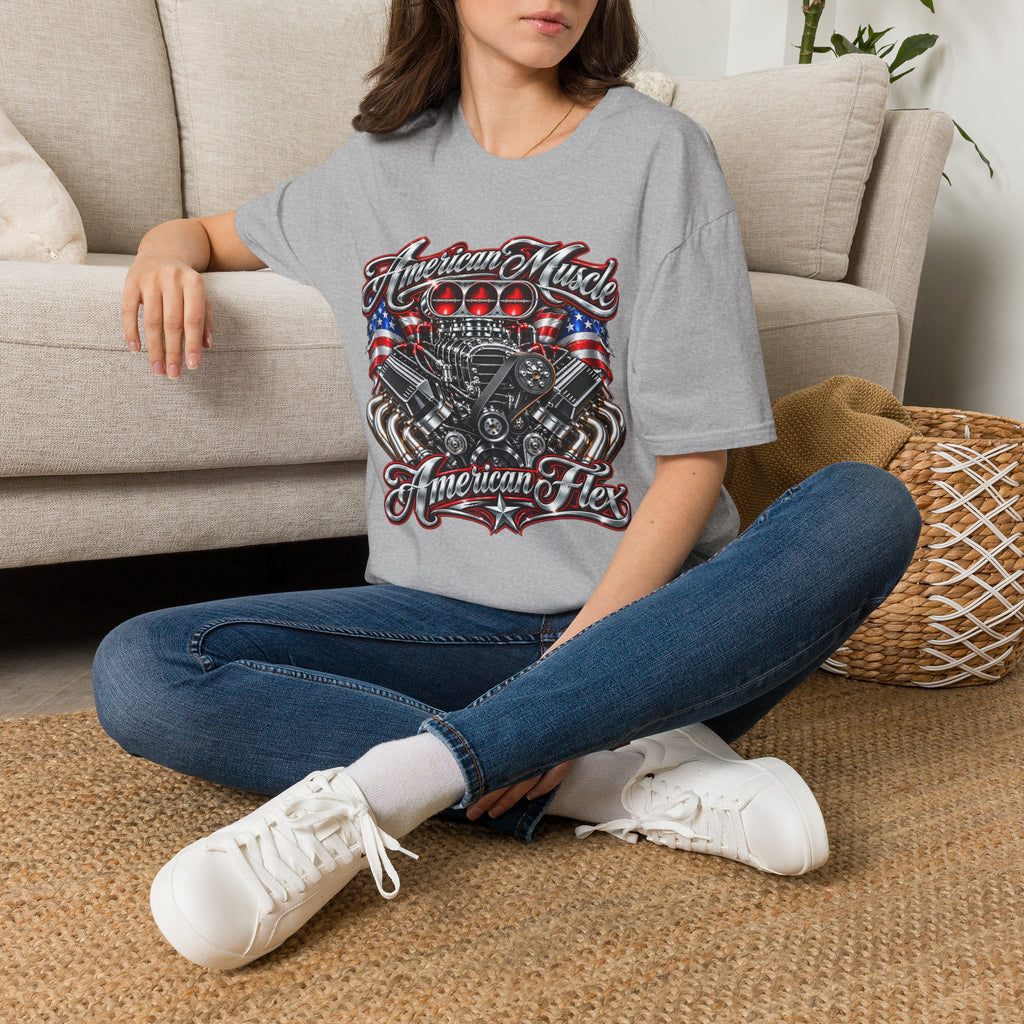 American Muscle Engine Graphic Tee