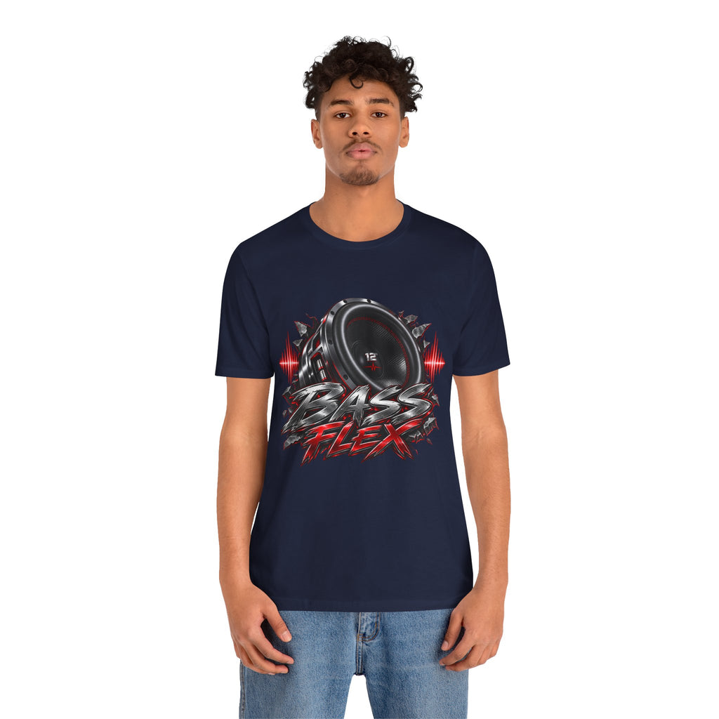 Bass Flex T-Shirt – Car Audio Subwoofer Graphic Tee