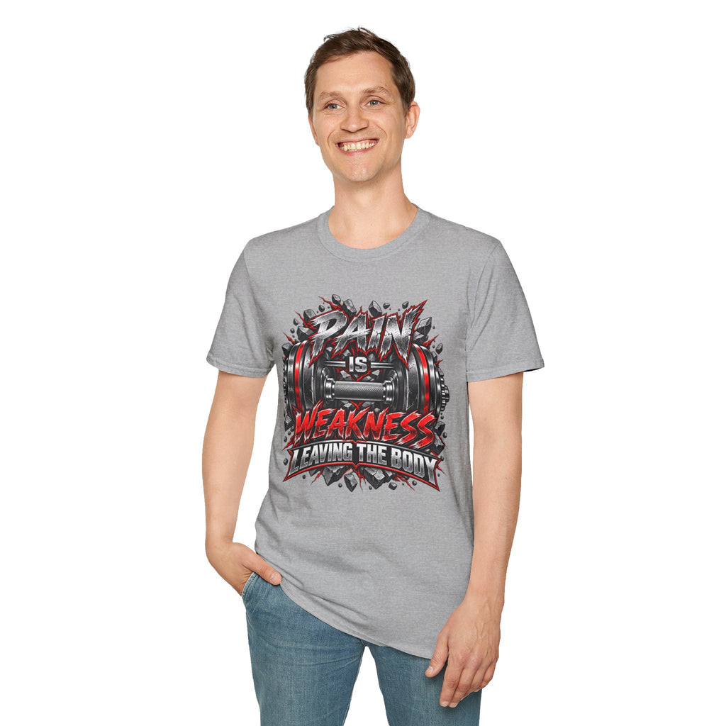 Pain Is Weakness Leaving The Body Gym T-Shirt