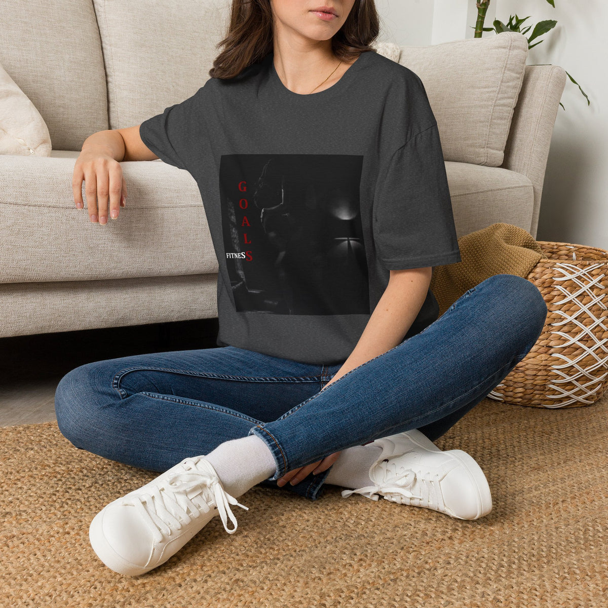 Fitness Goals — Minimalist Gym & Streetwear Tee