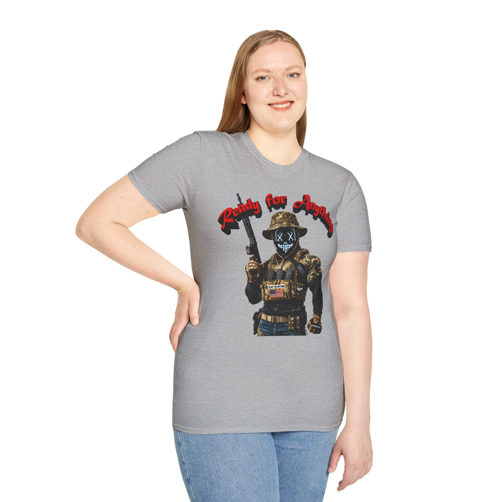 "Ready For Anything" Tactical Soldier Graphic Tee