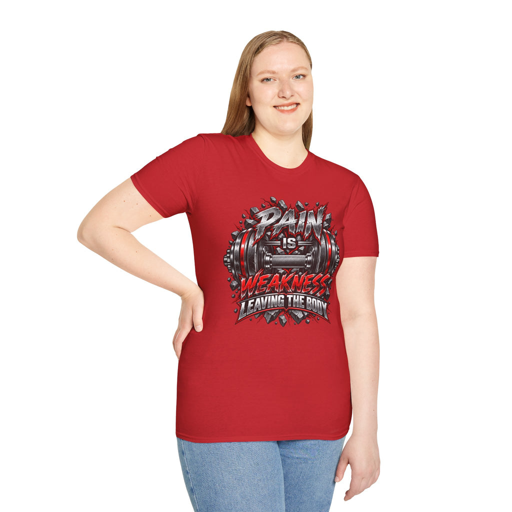 Pain Is Weakness Leaving The Body Gym T-Shirt