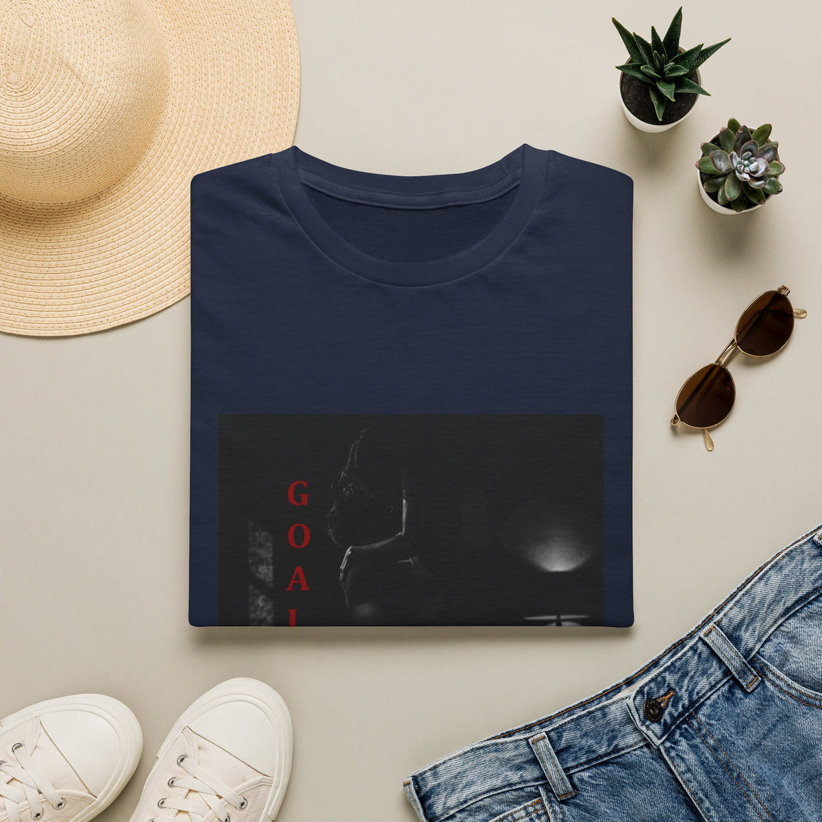 Fitness Goals — Minimalist Gym & Streetwear Tee