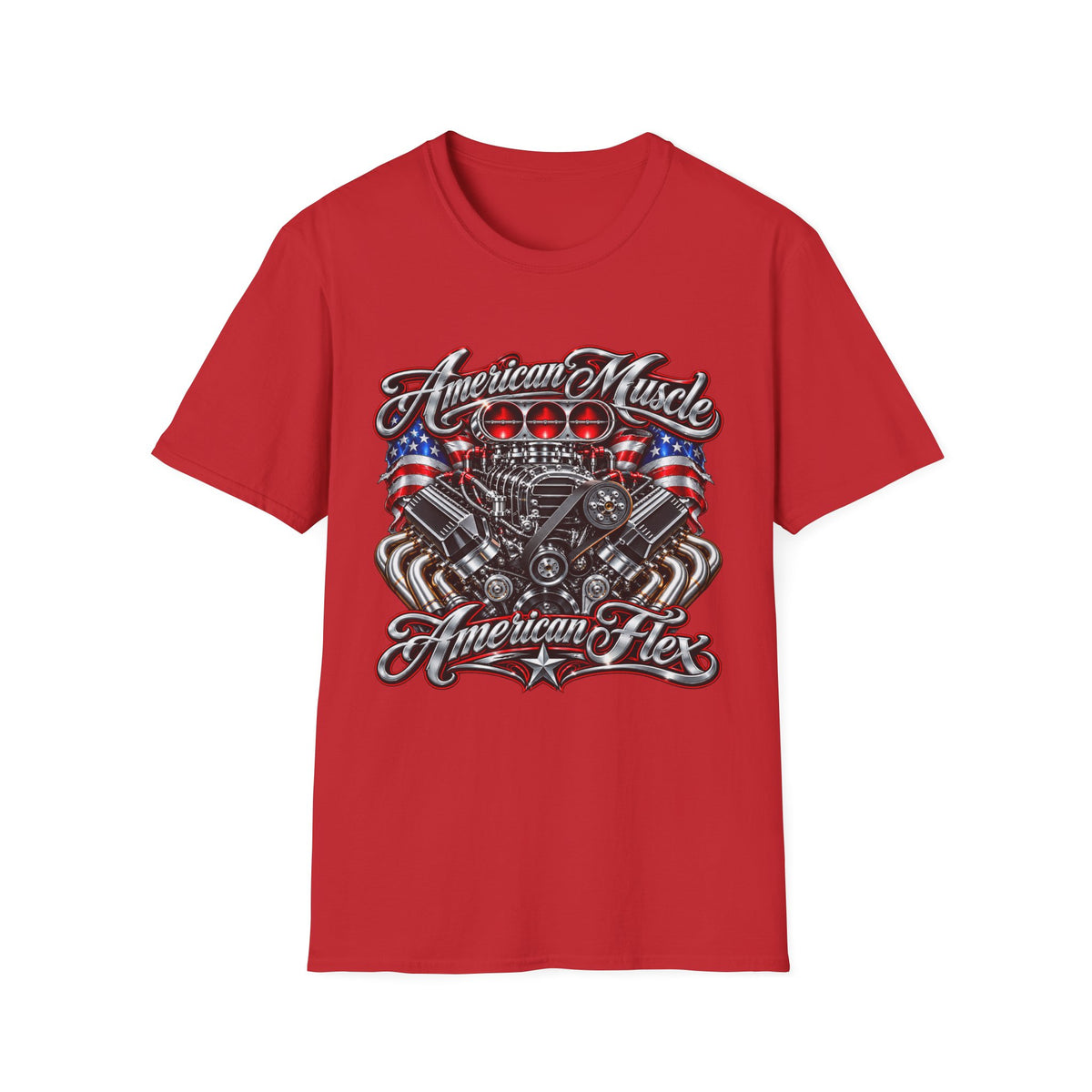 American Muscle Engine Graphic Tee