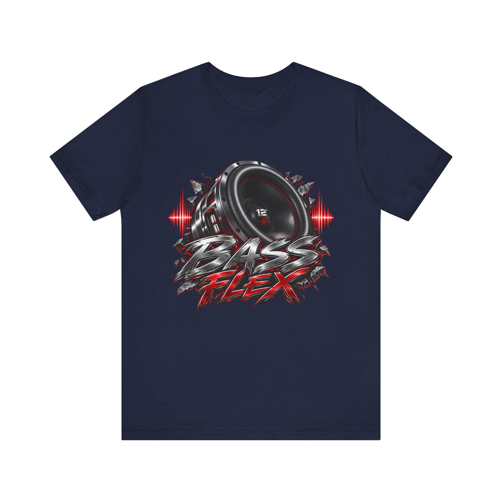 Bass Flex T-Shirt – Car Audio Subwoofer Graphic Tee