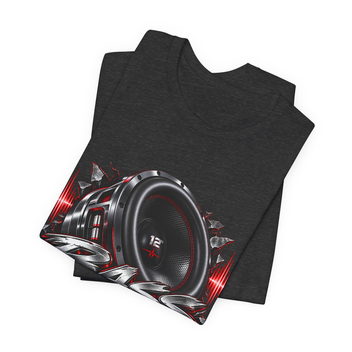Bass Flex T-Shirt – Car Audio Subwoofer Graphic Tee