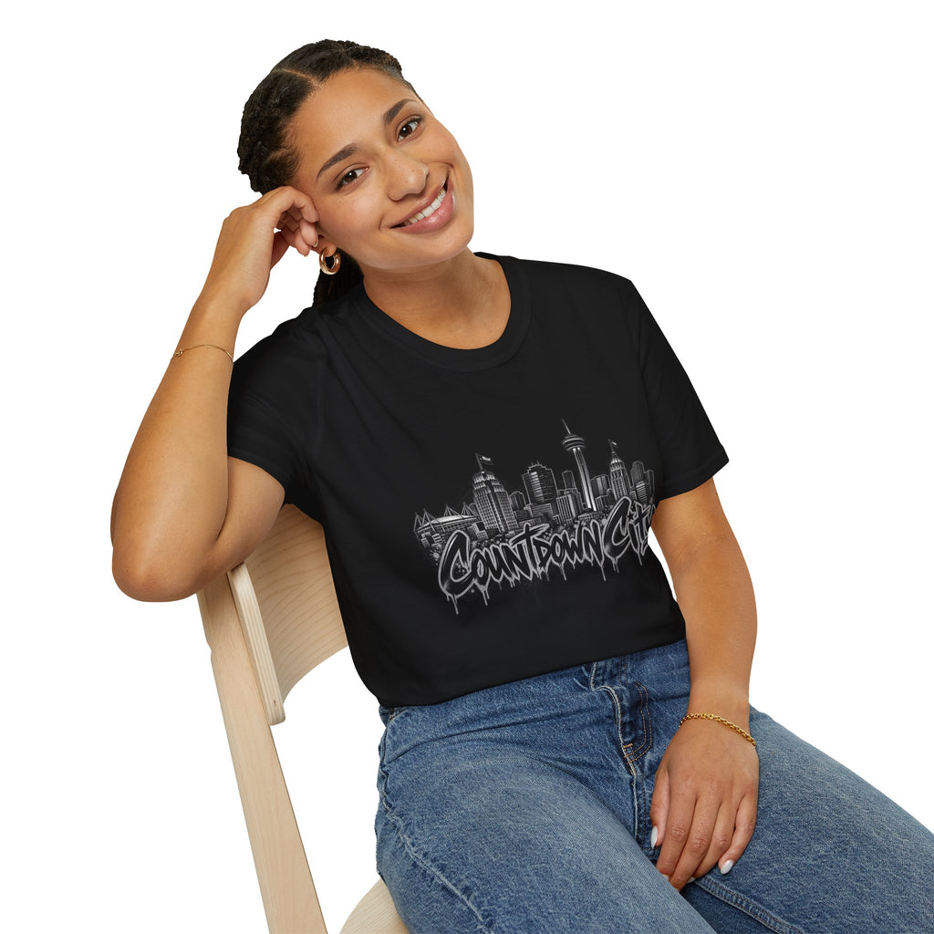 "Countdown City" San Antonio Skyline Graphic Tee