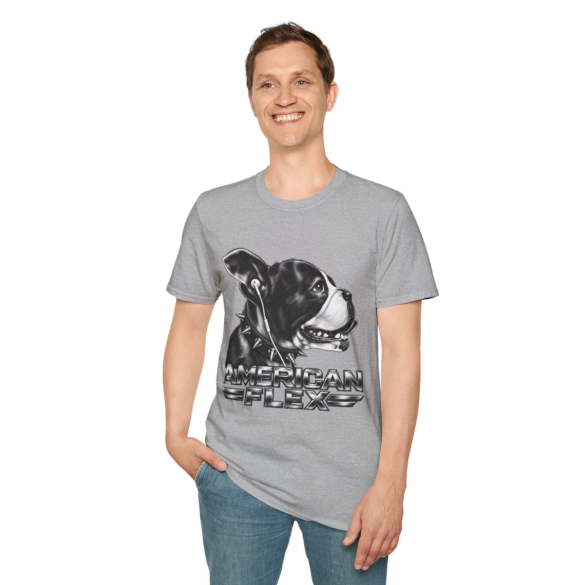 American Bully T-Shirt — Vintage Black & White