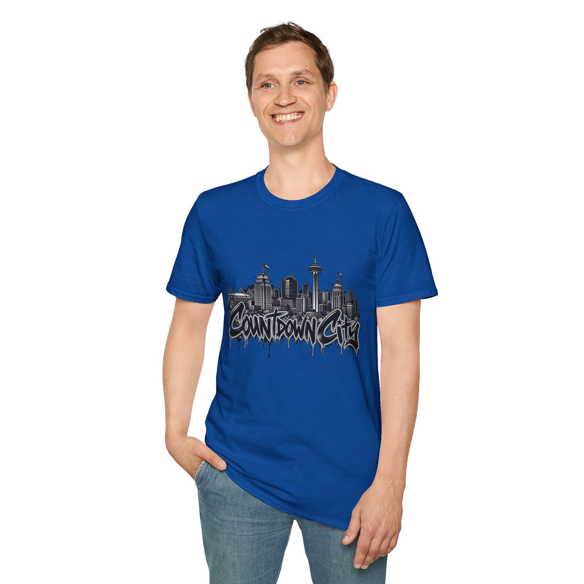 "Countdown City" San Antonio Skyline Graphic Tee