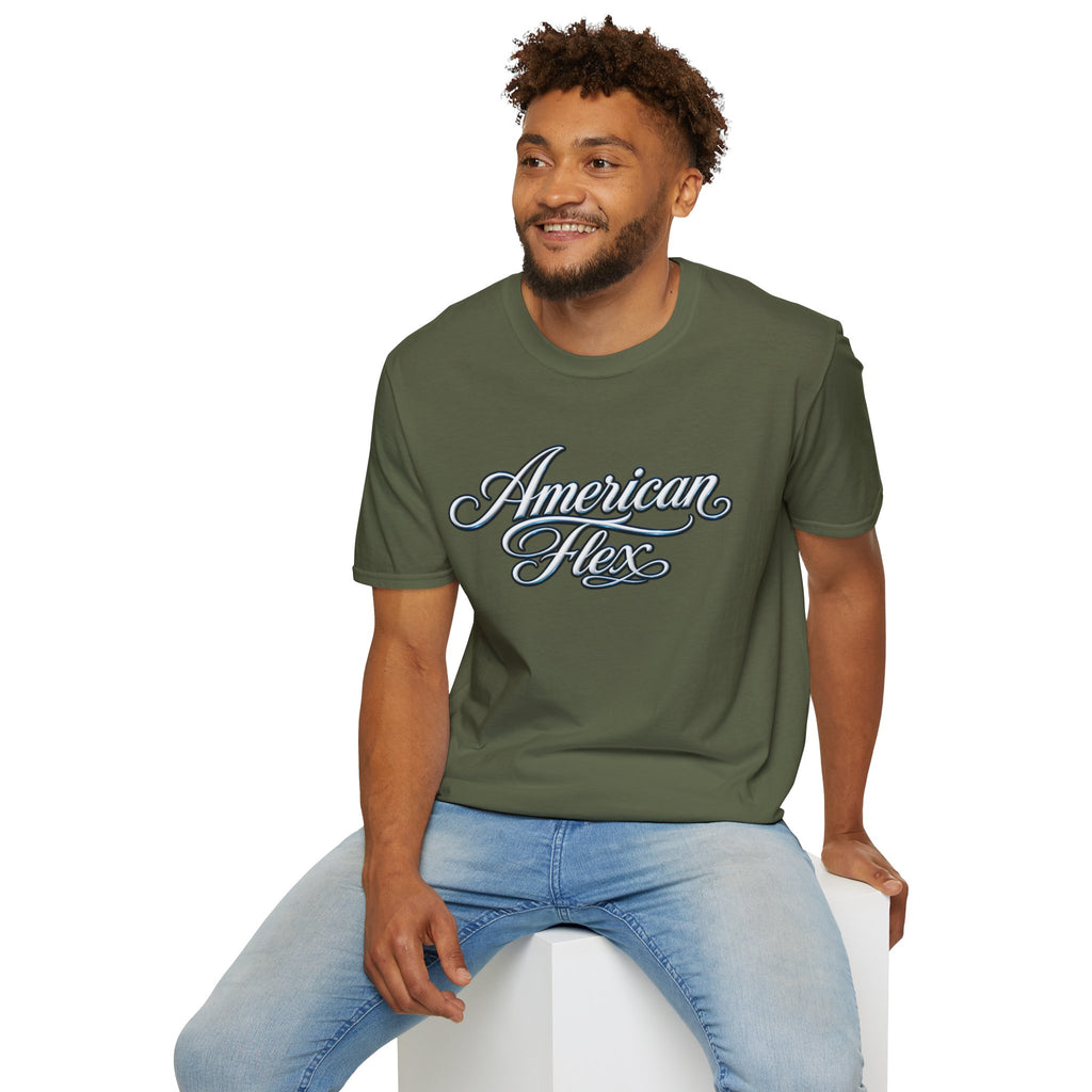 "American Flex" Script T‑Shirt