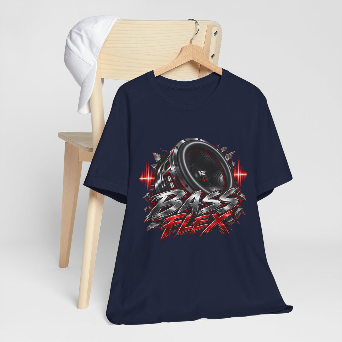 Bass Flex T-Shirt – Car Audio Subwoofer Graphic Tee