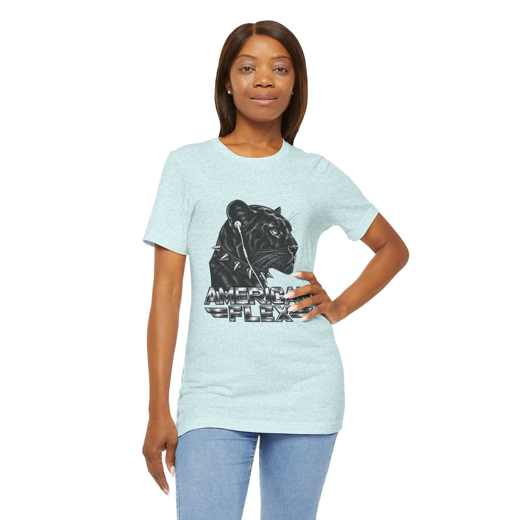 American Flex Panther Tee — Retro Logo Graphic T-Shirt