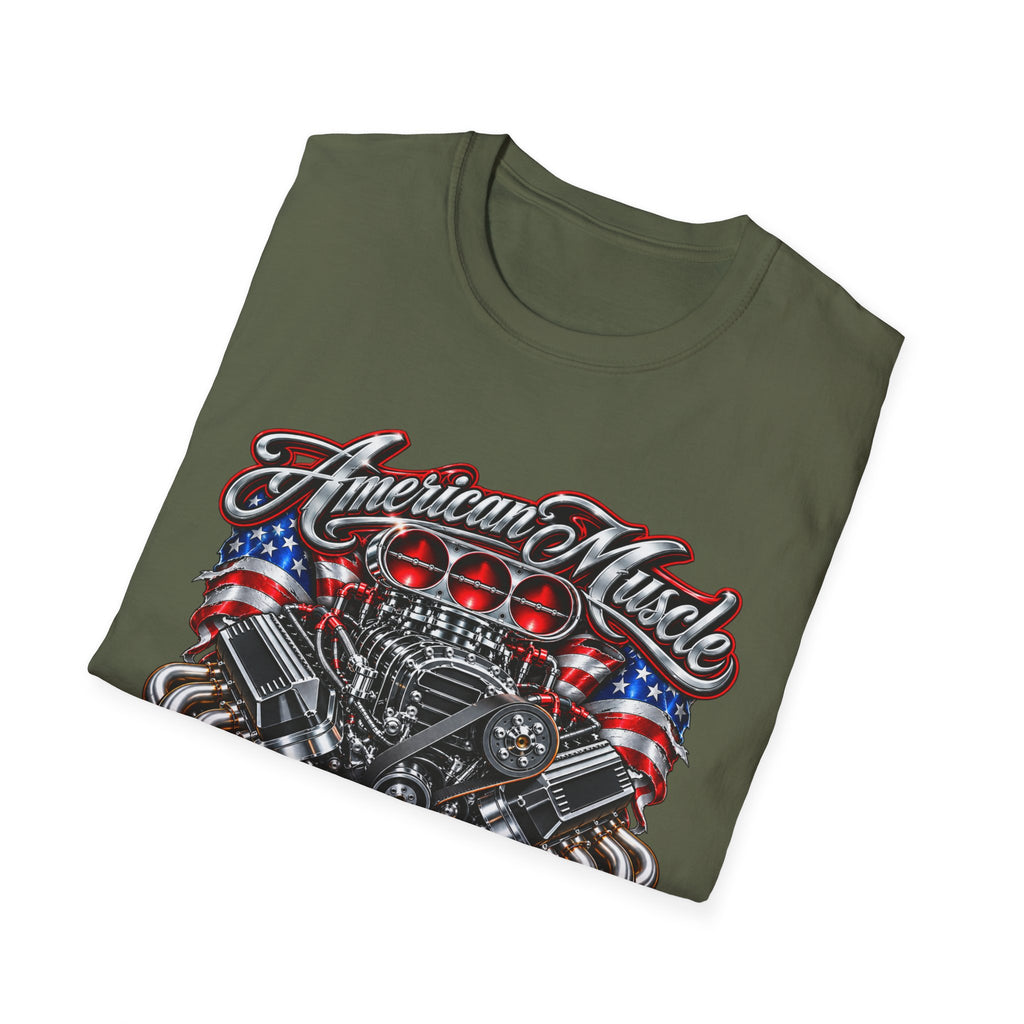 American Muscle Engine Graphic Tee