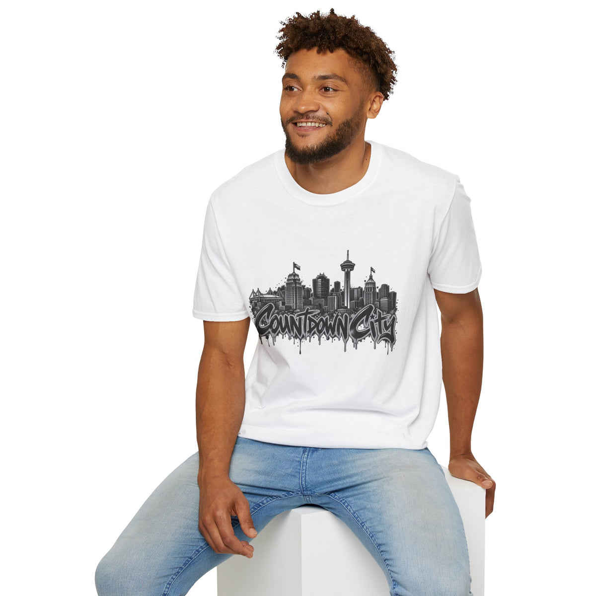 "Countdown City" San Antonio Skyline Graphic Tee