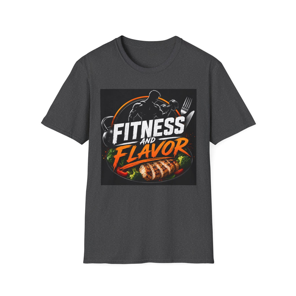 Fitness and Flavor T-Shirt — Gym & Foodie Workout Tee