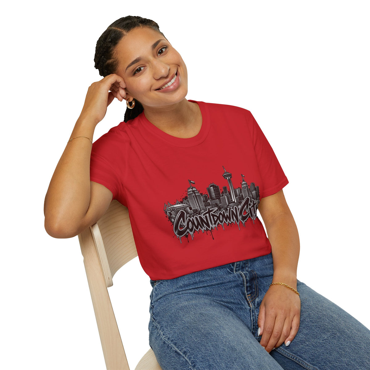 "Countdown City" San Antonio Skyline Graphic Tee