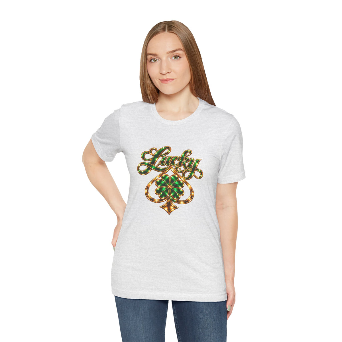 Ladies Lucky Shamrock and Spade