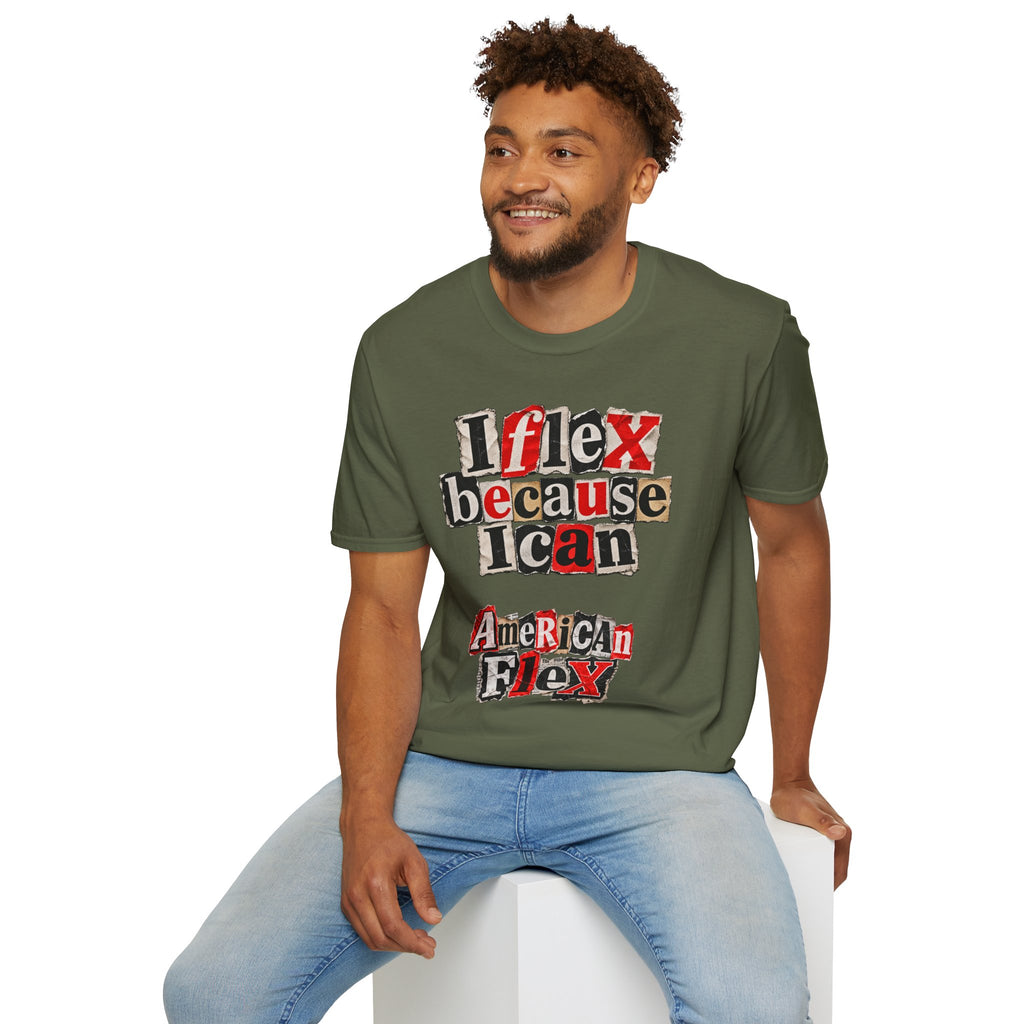 "I Flex Because I Can" American Flex Graphic Tee