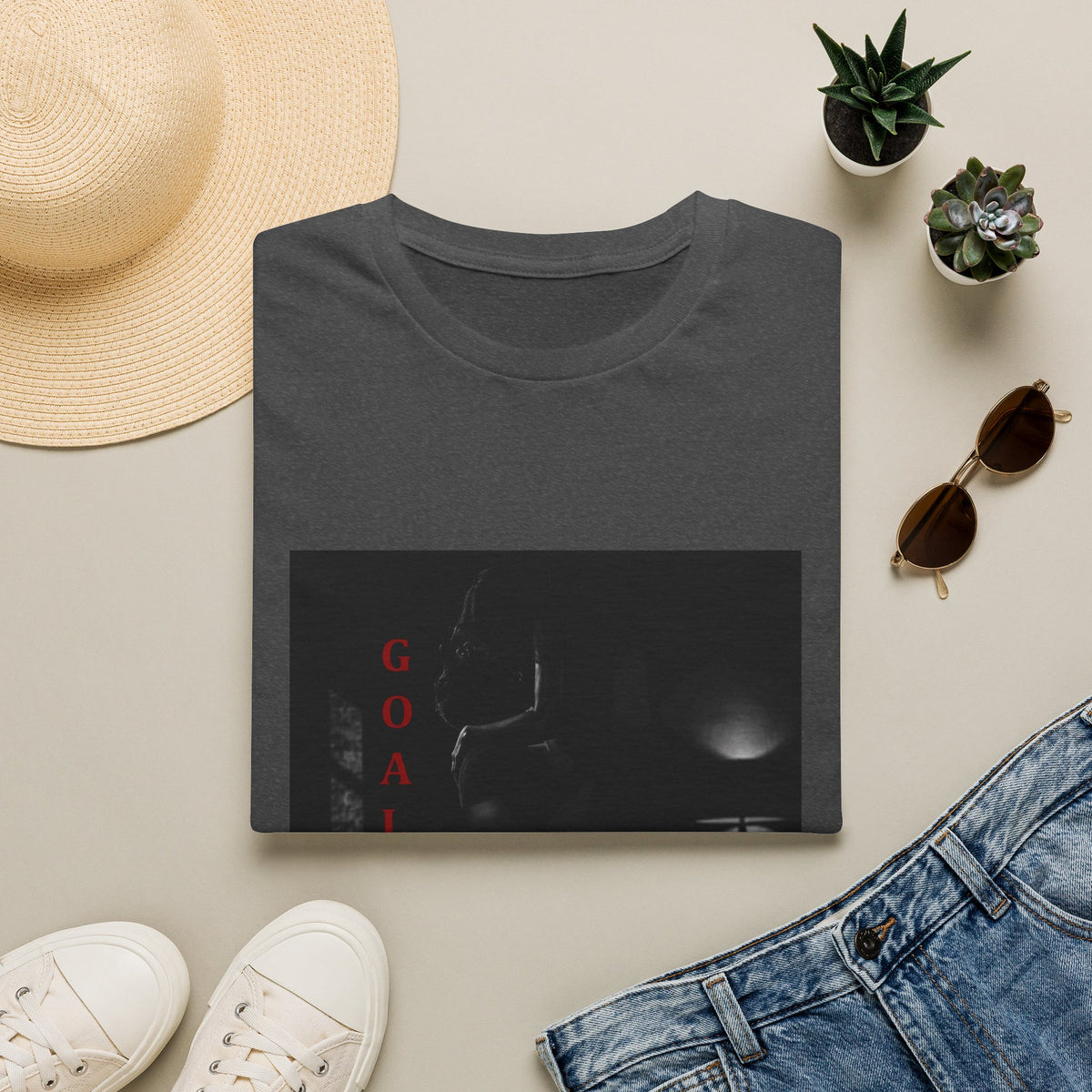 Fitness Goals — Minimalist Gym & Streetwear Tee