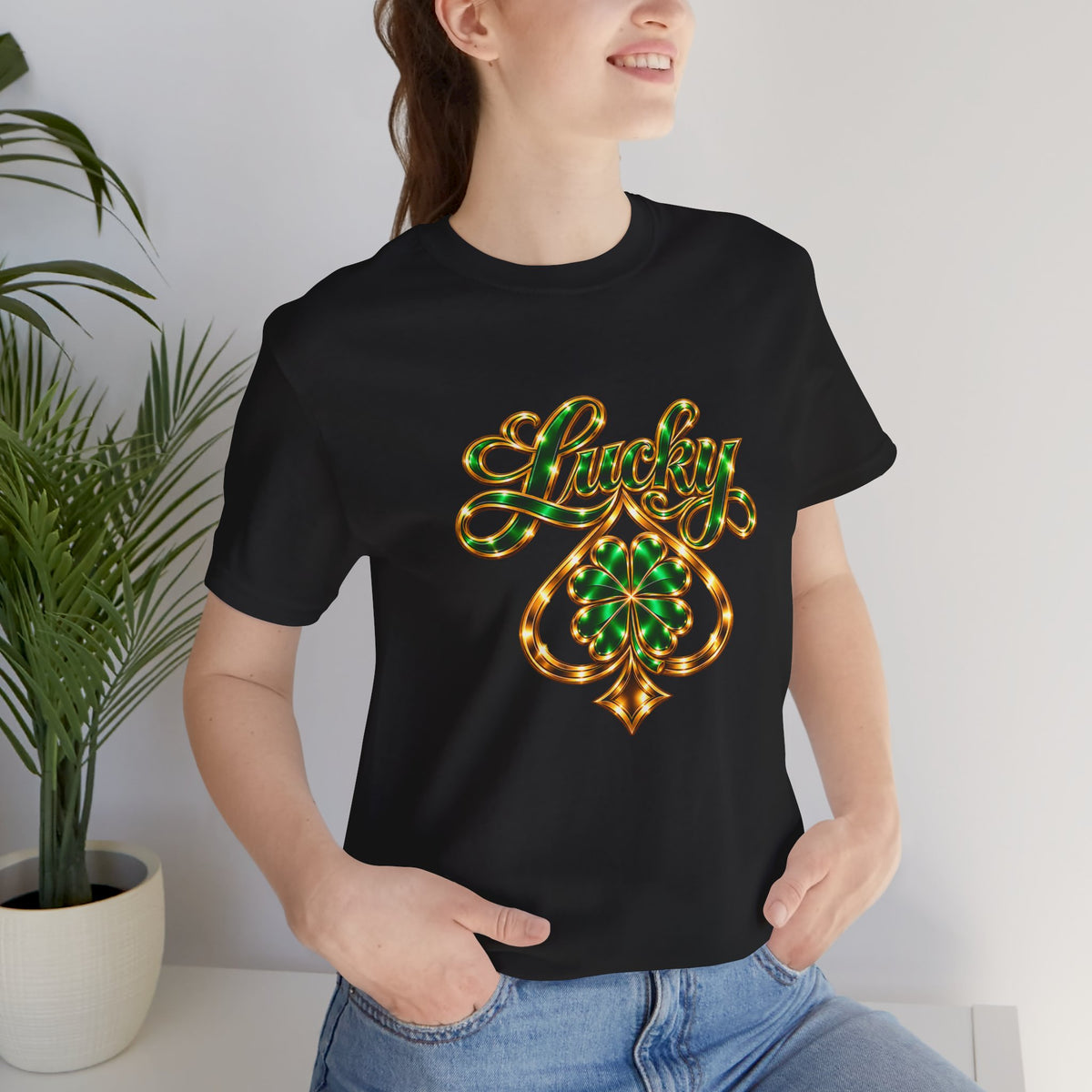 Ladies Lucky Shamrock and Spade