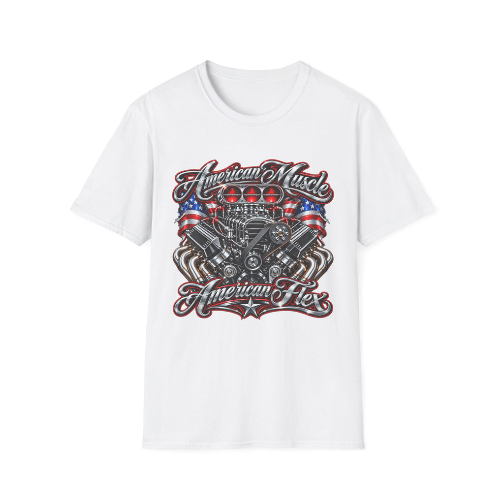 American Muscle Engine Graphic Tee