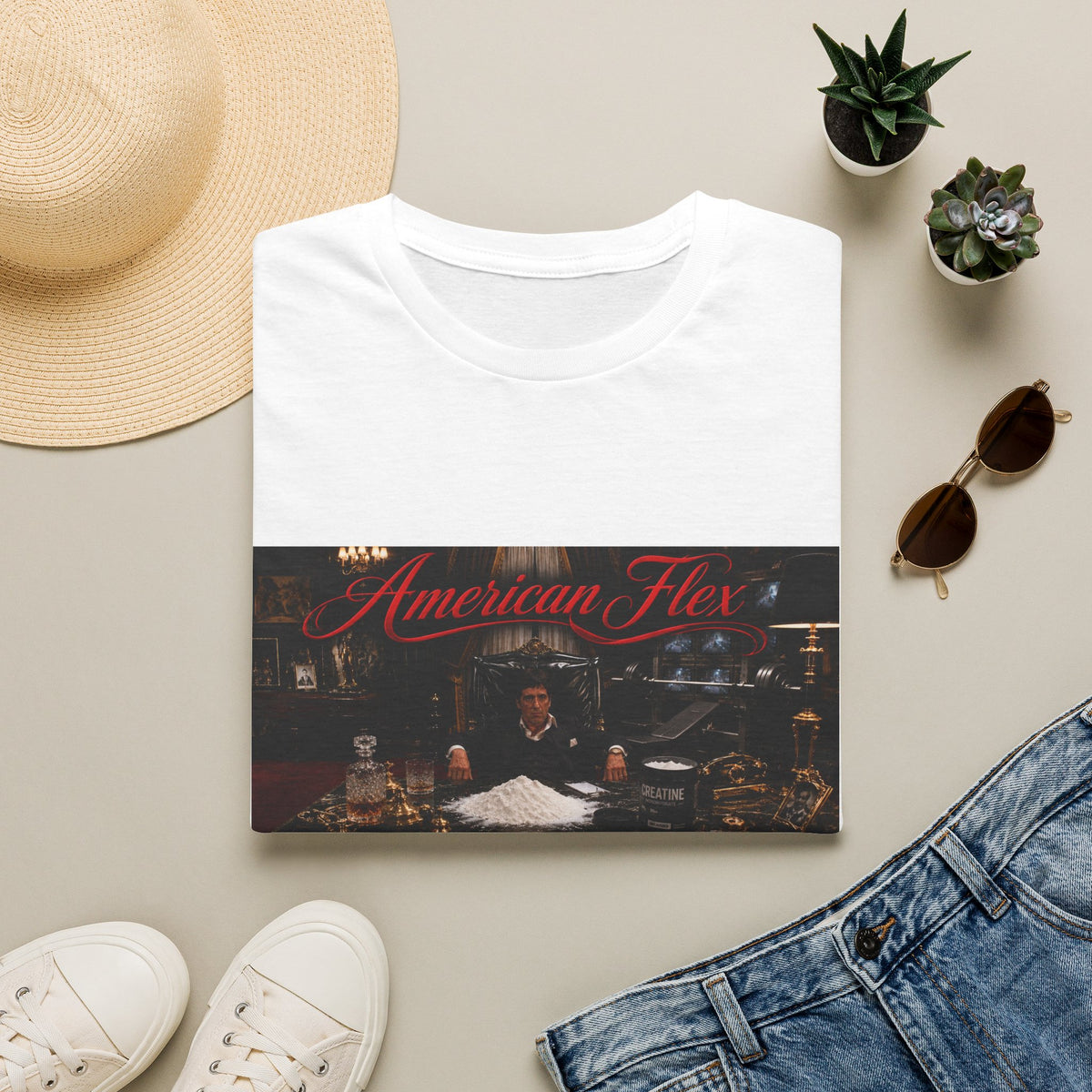 "American Flex- Tony Montana" Graphic Tee