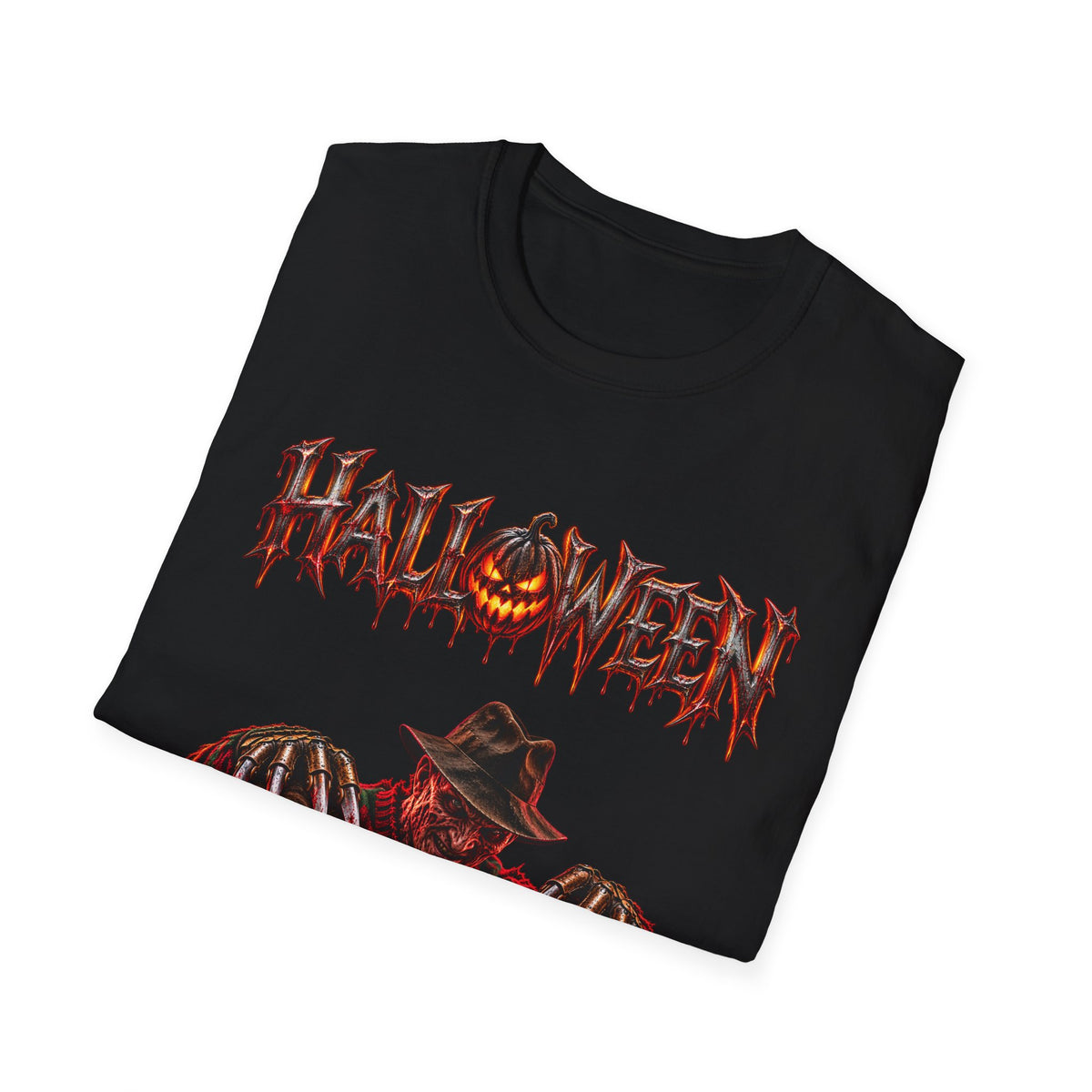 Halloween Mayhem — Freddy, Michael & Jason Mask Trio Graphic Tee
